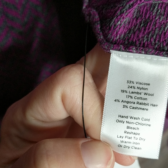 TALBOTS Woman Wool Blend Cardigan Size X NWT - Picture 5 of 8